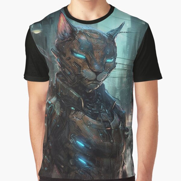 Cyberpunk Felines #AEAEF8A1D by nixlim T-Shirts, Hoodie, Sweatshirt | BlankRebels.com (Image 1)