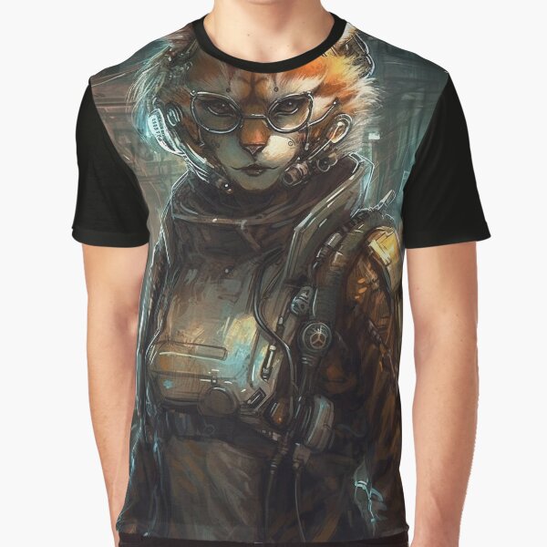 Cyberpunk Felines #59EBAAD06 by nixlim T-Shirts, Hoodie, Sweatshirt | BlankRebels.com (Image 1)