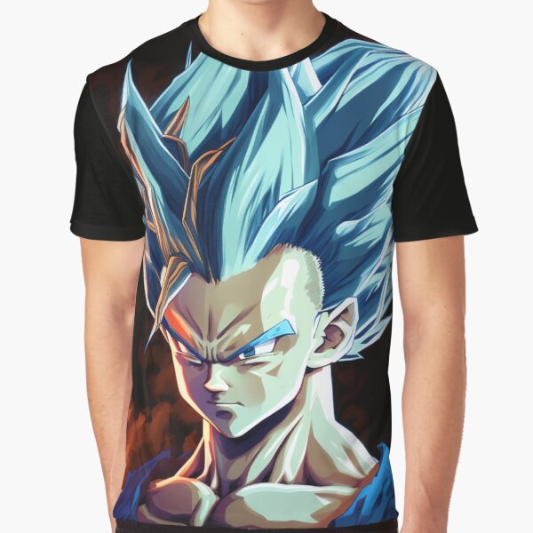 Blue manga dude by MajinCactus T-Shirts, Hoodie, Sweatshirt | BlankRebels.com (Image 1)
