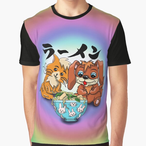 Everyone loves ramen noodles by CuisineCat T-Shirts, Hoodie, Sweatshirt | BlankRebels.com (Image 1)