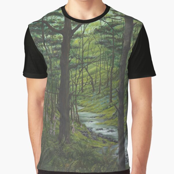 The Welsh Wood Waterfall Wanderings by TheMossyShed T-Shirts, Hoodie, Sweatshirt | BlankRebels.com (Image 1)