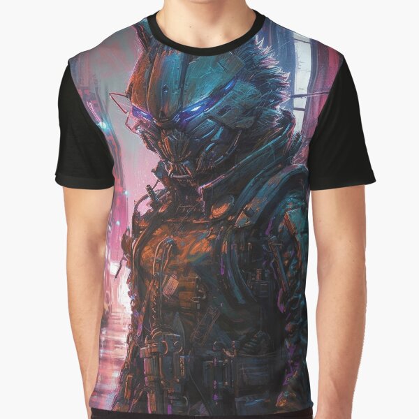 Cyberpunk Felines #19C5B5755 by nixlim T-Shirts, Hoodie, Sweatshirt | BlankRebels.com (Image 1)