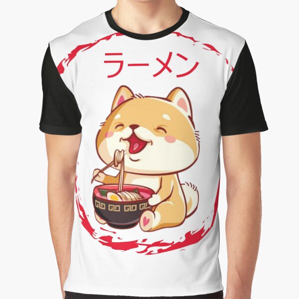 Dog Eating Ramen by HandyDesign22 T-Shirts, Hoodie, Sweatshirt | BlankRebels.com (Image 1)