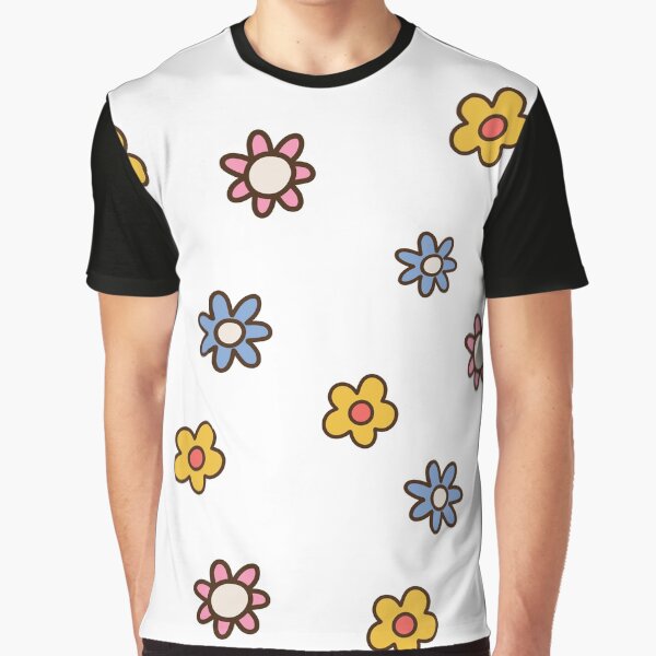 Colorful Doodle Flowers Pattern by Bellassi T-Shirts, Hoodie, Sweatshirt | BlankRebels.com (Image 1)