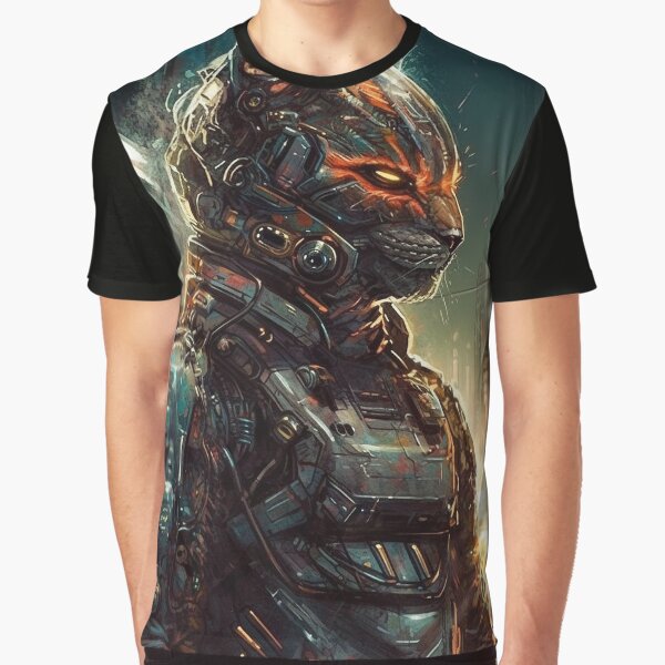 Cyberpunk Felines #DE0783207 by nixlim T-Shirts, Hoodie, Sweatshirt | BlankRebels.com (Image 1)