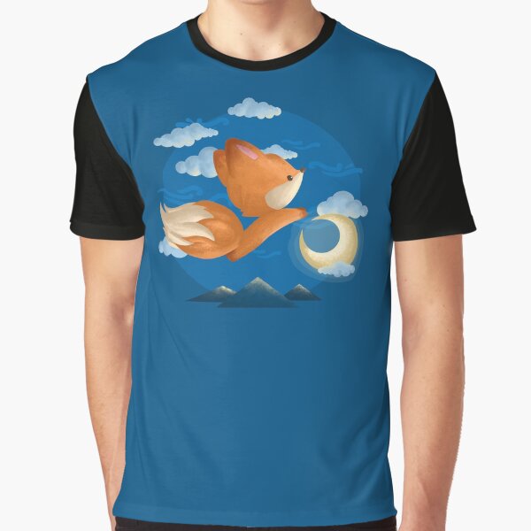 Fox Jump Over the Moon by Khotekmei T-Shirts, Hoodie, Sweatshirt | BlankRebels.com (Image 1)