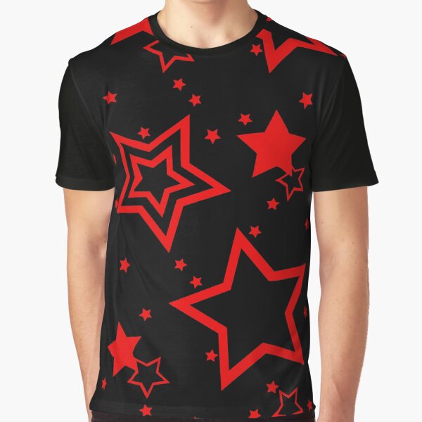 Red Grunge Y2k Stars by Fairyflair Co T-Shirts, Hoodie, Sweatshirt | BlankRebels.com (Image 1)