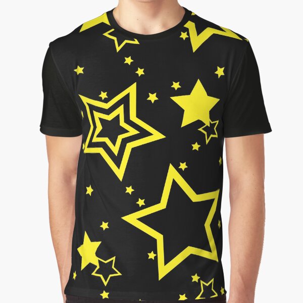 Yellow Grunge Y2k Stars by Fairyflair Co T-Shirts, Hoodie, Sweatshirt | BlankRebels.com (Image 1)