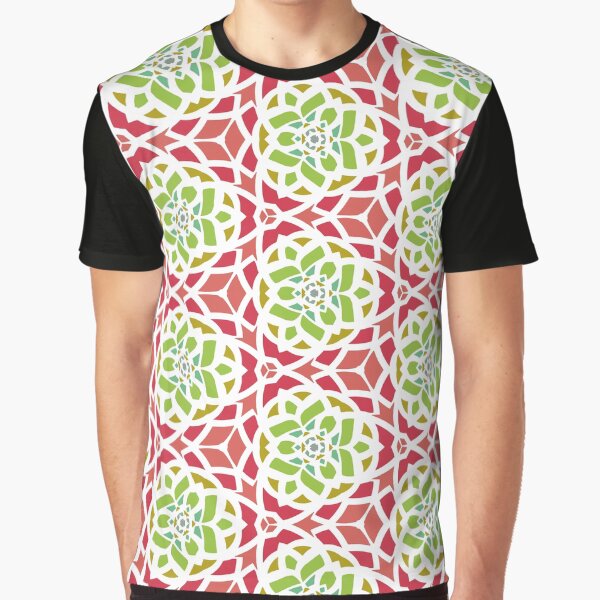 abstract shape floral seamless colorful repeat pattern by Abrahamjrnd T-Shirts, Hoodie, Sweatshirt (Image 1)