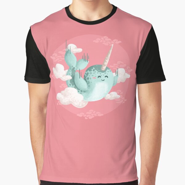 Freefall Narwhal by Khotekmei T-Shirts, Hoodie, Sweatshirt | BlankRebels.com (Image 1)
