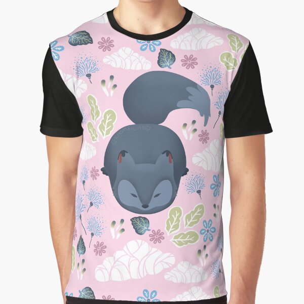 Fluffy Fox Pattern with Nature Background by Khotekmei T-Shirts, Hoodie, Sweatshirt | BlankRebels.com (Image 1)