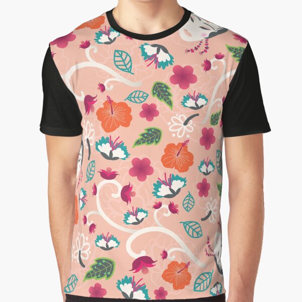 Botanical and mask pattern by Khotekmei T-Shirts, Hoodie, Sweatshirt | BlankRebels.com (Image 1)