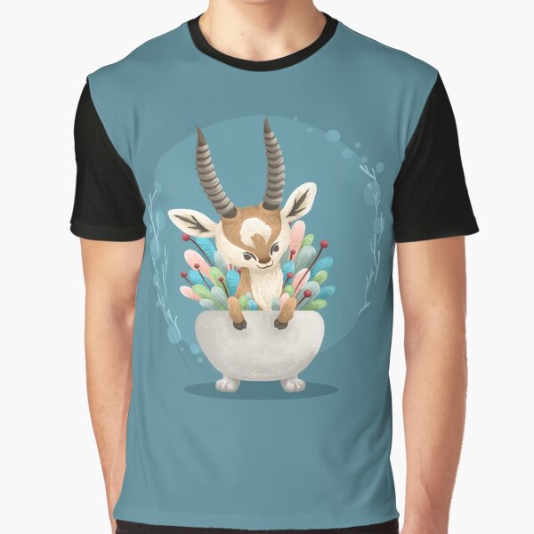 Gazelle on Pot by Khotekmei T-Shirts, Hoodie, Sweatshirt | BlankRebels.com (Image 1)