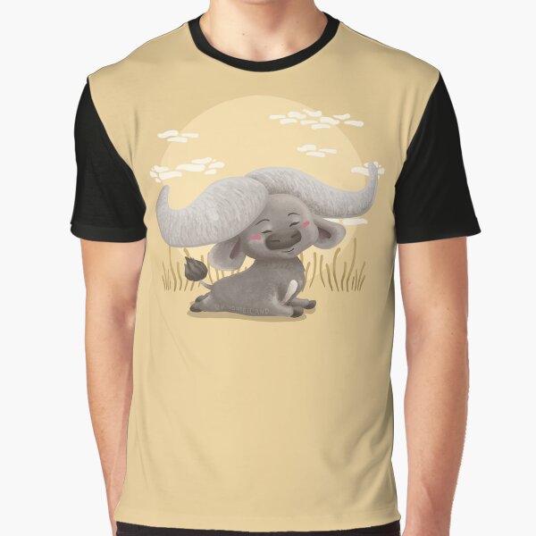 Smiley Cape African Buffalo by Khotekmei T-Shirts, Hoodie, Sweatshirt | BlankRebels.com (Image 1)