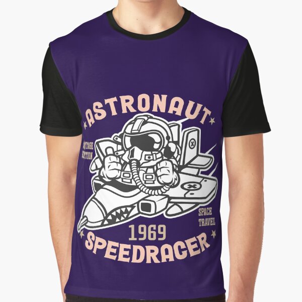 Astronaut Speedracer by Sunnyhova T-Shirts, Hoodie, Sweatshirt | BlankRebels.com (Image 1)