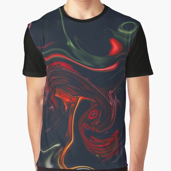 dark fluid art painting by haroulita T-Shirts, Hoodie, Sweatshirt | BlankRebels.com (Image 1)
