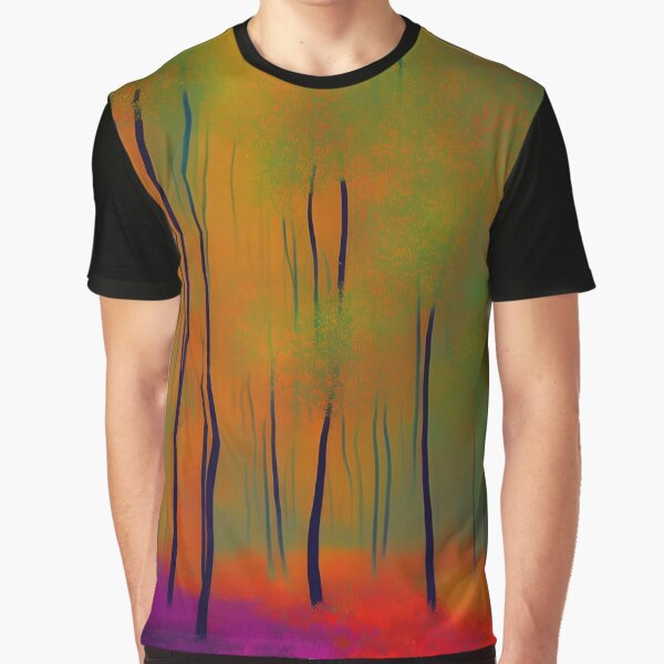 Autumn colorful forest in the morning by brandway T-Shirts, Hoodie, Sweatshirt | BlankRebels.com (Image 1)