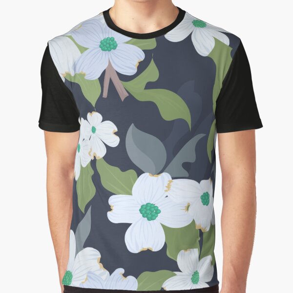 Tropical Floral | White Dogwood by PureCreations T-Shirts, Hoodie, Sweatshirt | BlankRebels.com (Image 1)