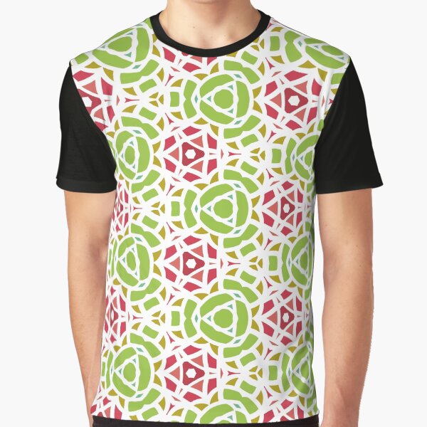 shape floral abstract seamless colorful repeat pattern by Abrahamjrnd T-Shirts, Hoodie, Sweatshirt (Image 1)