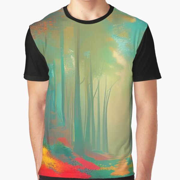 Vibrant Journey Through the Forest by brandway T-Shirts, Hoodie, Sweatshirt | BlankRebels.com (Image 1)