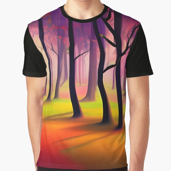 Colorful Forest Canvas of Nature by brandway T-Shirts, Hoodie, Sweatshirt | BlankRebels.com (Image 1)