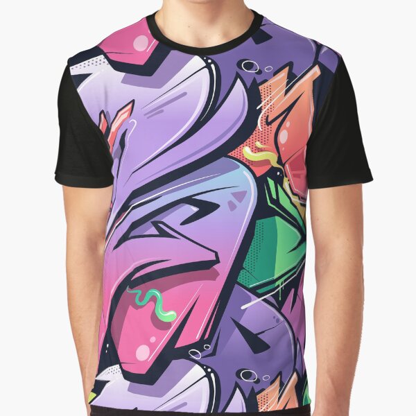 Y2K 90s style graffiti design by Salukeart T-Shirts, Hoodie, Sweatshirt | BlankRebels.com (Image 1)