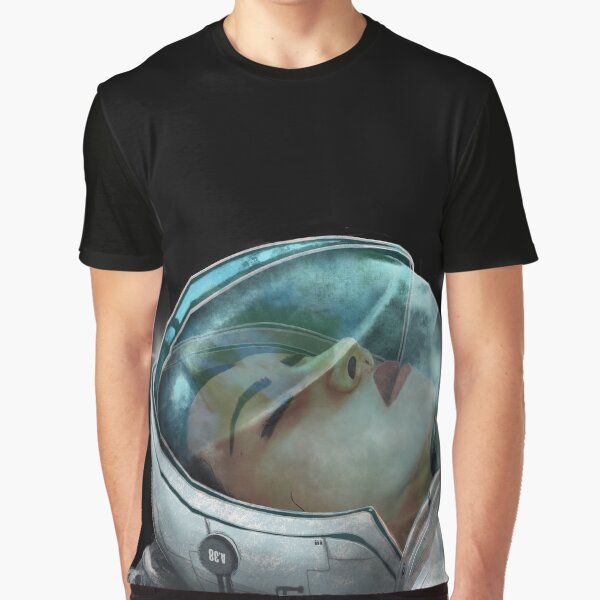 Astronaut Girl | Floating in Space by Arsalanes T-Shirts, Hoodie, Sweatshirt | BlankRebels.com (Image 1)