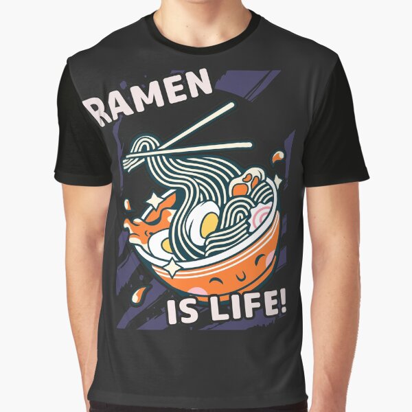 Ramen Is Life Kawaii Ramen Bowl by Meek-Anime T-Shirts, Hoodie, Sweatshirt | BlankRebels.com (Image 1)