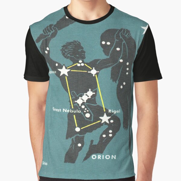 Orion Constellation - Vintage Retro Star Map by elevens T-Shirts, Hoodie, Sweatshirt | BlankRebels.com (Image 1)