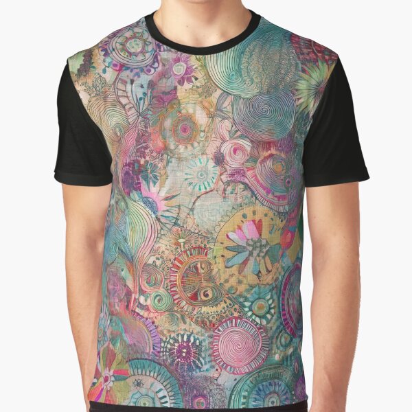 Retro Hippie: Fantasy by J Marielle Designs T-Shirts, Hoodie, Sweatshirt | BlankRebels.com (Image 1)