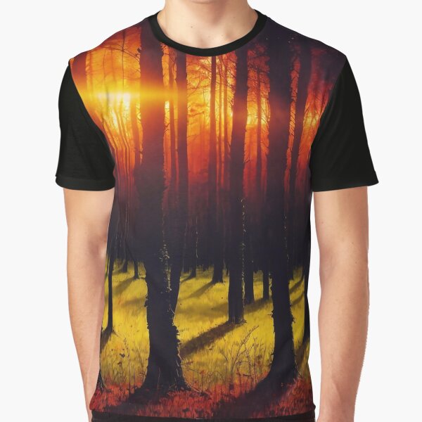 Sunlit Forest by M-Y-A-R-T- T-Shirts, Hoodie, Sweatshirt | BlankRebels.com (Image 1)