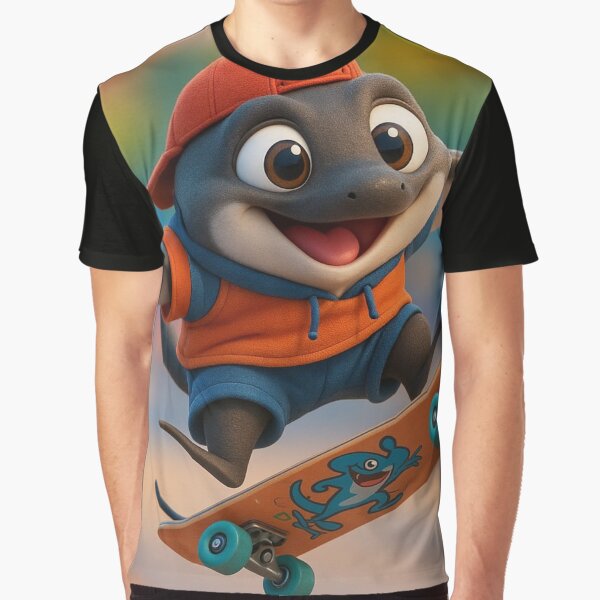 Skater Manta Ray by Sillytoe T-Shirts, Hoodie, Sweatshirt | BlankRebels.com (Image 1)