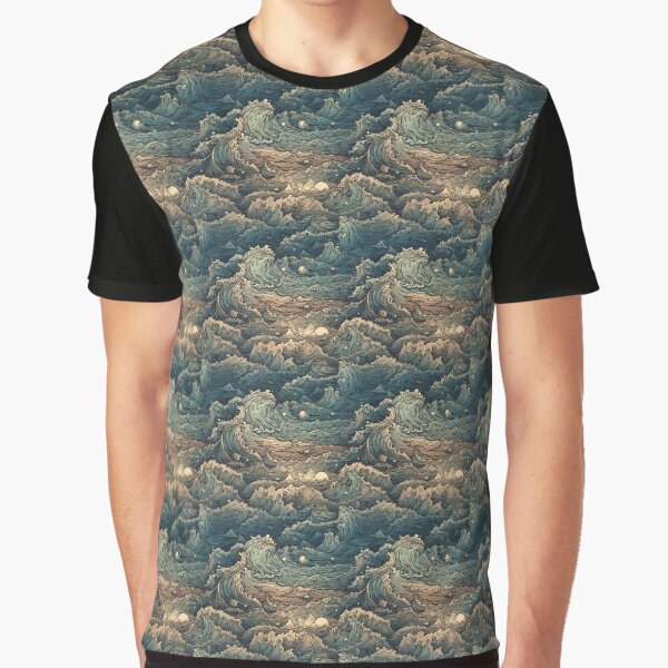 abstract ocean by technotaku T-Shirts, Hoodie, Sweatshirt | BlankRebels.com (Image 1)