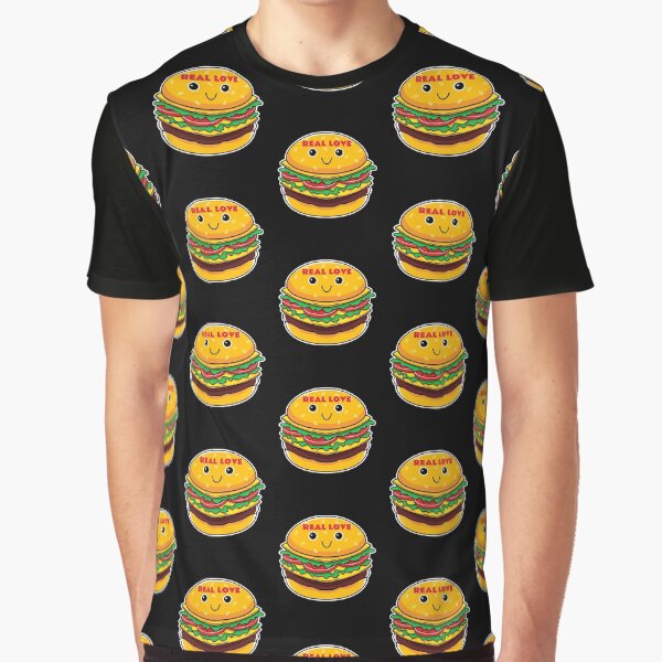 Burger Real Love by YOYOCollection T-Shirts, Hoodie, Sweatshirt | BlankRebels.com (Image 1)