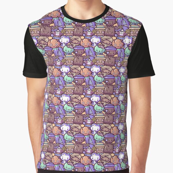 Happy Halloween Holiday | Spooky Halloween Cartoon Collection Pattern by Ainbowz-Artwork T-Shirts, Hoodie,... (Image 1)