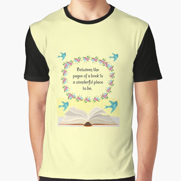 Between The Pages Pale Yellow by FredSlusher T-Shirts, Hoodie, Sweatshirt | BlankRebels.com (Image 1)