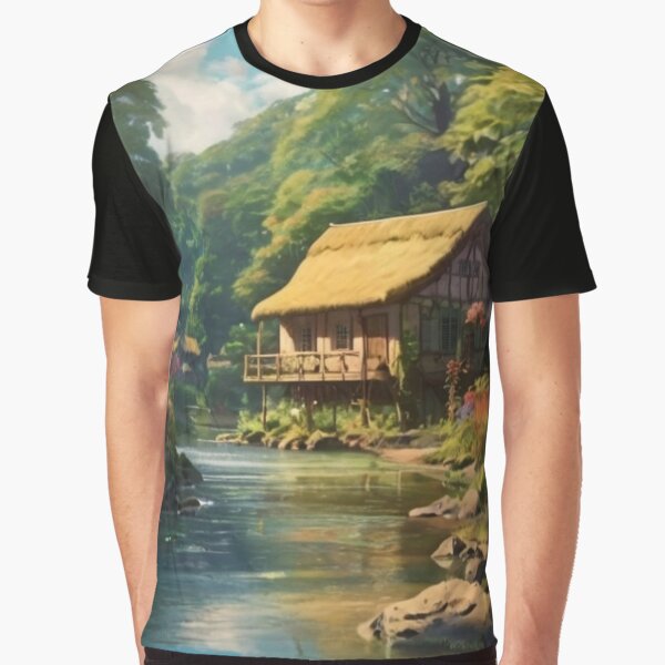Hidden Village in the Forest’s Heart by BlareBlare T-Shirts, Hoodie, Sweatshirt | BlankRebels.com (Image 1)