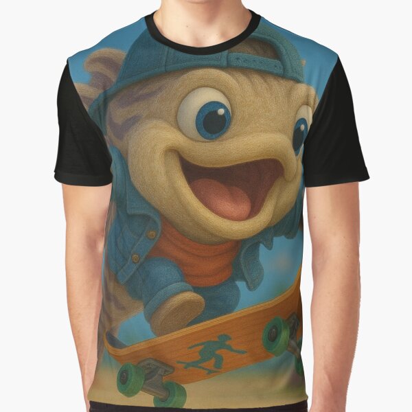 Skater Ocean Pout by Sillytoe T-Shirts, Hoodie, Sweatshirt | BlankRebels.com (Image 1)