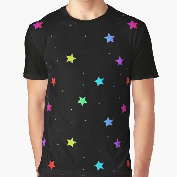 Rainbow Stars by LovelyLadybug15 T-Shirts, Hoodie, Sweatshirt | BlankRebels.com (Image 1)