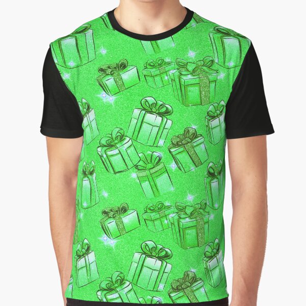 Green Christmas Presents Pattern | Christmas Gifts | Matching Family Winter Outfit by PinkGoddessLove T-Shirts,... (Image 1)