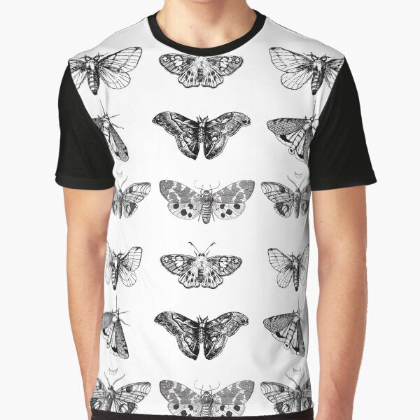 Sketch style moths by Shiablue T-Shirts, Hoodie, Sweatshirt | BlankRebels.com (Image 1)