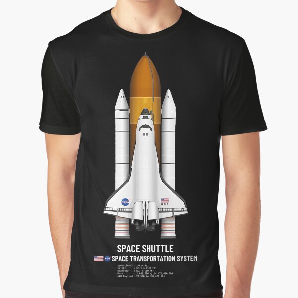 NASA Space Shuttle by circumbinary T-Shirts, Hoodie, Sweatshirt | BlankRebels.com (Image 1)