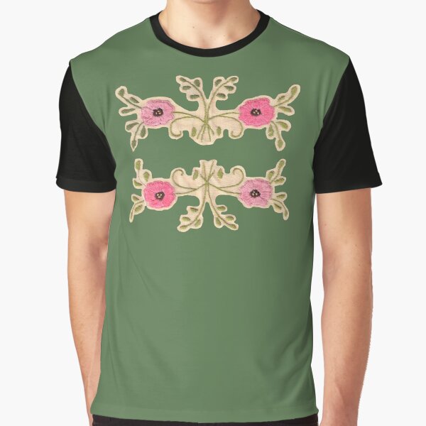 Embroidered flowers B green by Julianum T-Shirts, Hoodie, Sweatshirt | BlankRebels.com (Image 1)