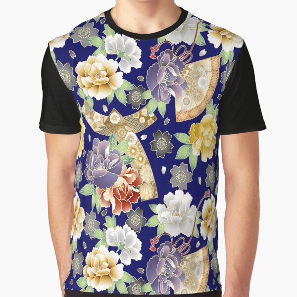 Japanese Floral by FantasySkyArt T-Shirts, Hoodie, Sweatshirt | BlankRebels.com (Image 1)