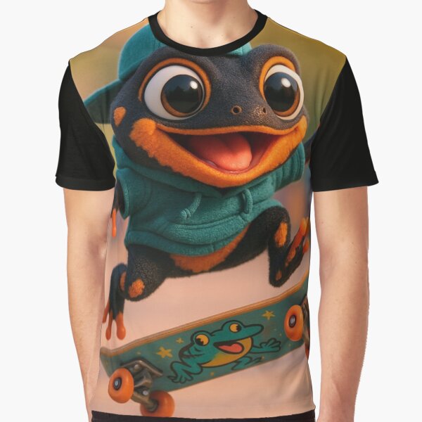Skater Mantella Frog by Sillytoe T-Shirts, Hoodie, Sweatshirt | BlankRebels.com (Image 1)