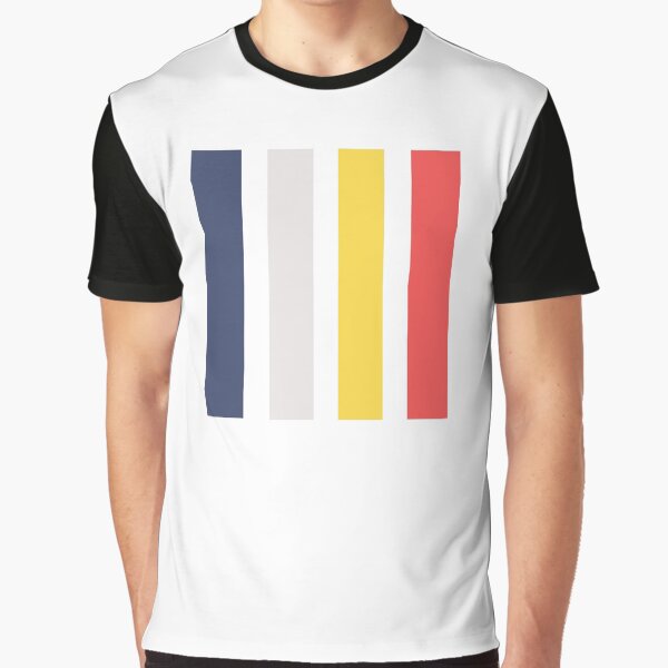 Retro Color Palette Stripes by TalBright T-Shirts, Hoodie, Sweatshirt | BlankRebels.com (Image 1)