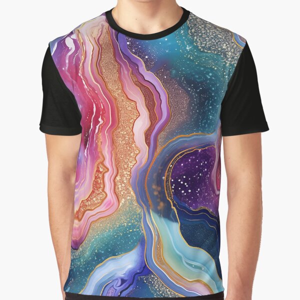 Velvet Veil Agate by Celestial Charm Co T-Shirts, Hoodie, Sweatshirt | BlankRebels.com (Image 1)