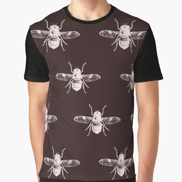 vintage bee dark academia pattern in brown and cream by neopop T-Shirts, Hoodie, Sweatshirt | BlankRebels.com (Image 1)
