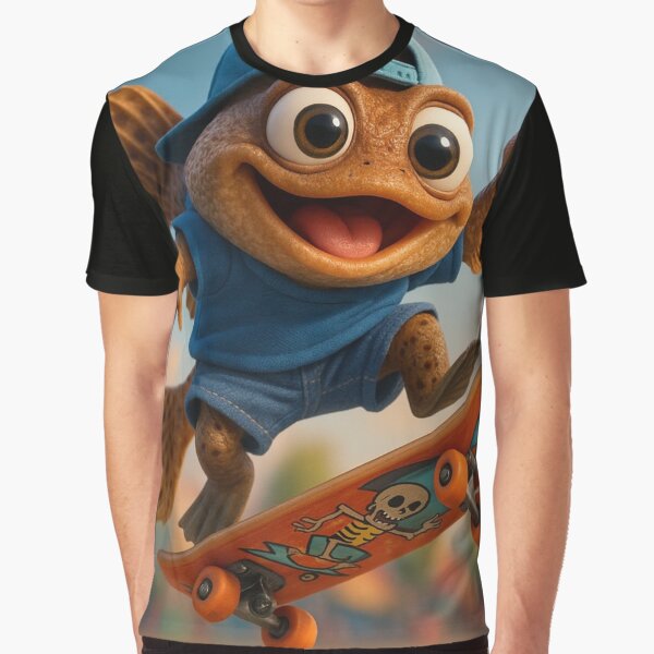 Skater Mudskipper Fish by Sillytoe T-Shirts, Hoodie, Sweatshirt | BlankRebels.com (Image 1)