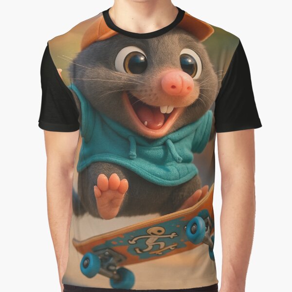 Skater Mole by Sillytoe T-Shirts, Hoodie, Sweatshirt | BlankRebels.com (Image 1)